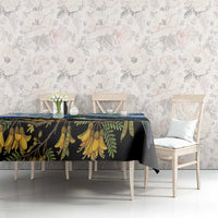 Kekeru New Zealand Matariki Tablecloth Kukupa Kowhai Maori New Year Blue Version LT14 - Polynesian Pride