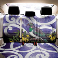 Kekeru New Zealand Matariki Back Car Seat Cover Kukupa Kowhai Maori New Year Purple Version