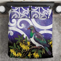 Kekeru New Zealand Matariki Bedding Set Kukupa Kowhai Maori New Year Purple Version LT14 Purple - Polynesian Pride
