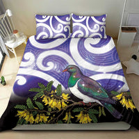 Kekeru New Zealand Matariki Bedding Set Kukupa Kowhai Maori New Year Purple Version LT14 - Polynesian Pride