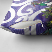 Kekeru New Zealand Matariki Pillow Cover Kukupa Kowhai Maori New Year Purple Version