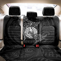 French Polynesia Manta Ray Tattoo Back Car Seat Cover Tahiti Hahalua Turtle Shark Black Color LT14 - Polynesian Pride