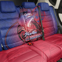 Guam Blue Marlin Fishing Back Car Seat Cover Guahan Fish Hook Tattoo LT14 - Polynesian Pride