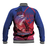 Guam Blue Marlin Fishing Baseball Jacket Guahan Fish Hook Tattoo LT14 - Polynesian Pride