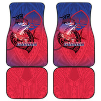 Guam Blue Marlin Fishing Car Mats Guahan Fish Hook Tattoo LT14 - Polynesian Pride