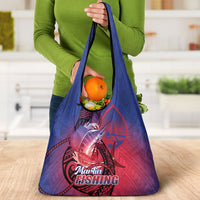 Guam Blue Marlin Fishing Grocery Bag Guahan Fish Hook Tattoo LT14 - Polynesian Pride