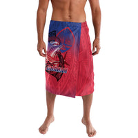 Guam Blue Marlin Fishing Lavalava Guahan Fish Hook Tattoo LT14 Blue - Polynesian Pride