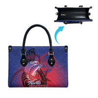 Guam Blue Marlin Fishing Leather Bag Guahan Fish Hook Tattoo LT14 - Polynesian Pride