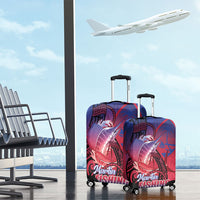 Guam Blue Marlin Fishing Luggage Cover Guahan Fish Hook Tattoo LT14 - Polynesian Pride