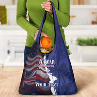 Personalized Hawaii Statehood Day Grocery Bag 66th Anniversary LT14 - Polynesian Pride