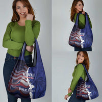 Personalized Hawaii Statehood Day Grocery Bag 66th Anniversary LT14 - Polynesian Pride