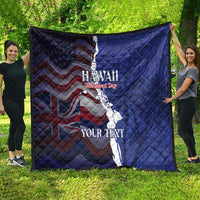 Personalized Hawaii Statehood Day Quilt 66th Anniversary - Polynesian Pride