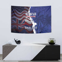 Personalized Hawaii Statehood Day Tapestry 66th Anniversary - Polynesian Pride