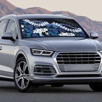 Polu Aloha Hawaii Lei Auto Sun Shade Tropical Flowers Elegant Vibe - Polynesian Pride