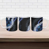 Polu Aloha Hawaii Lei Ceramic Mug Tropical Flowers Elegant Vibe - Polynesian Pride