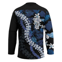Polu Aloha Hawaii Lei Hockey Jersey Tropical Flowers Elegant Vibe - Polynesian Pride