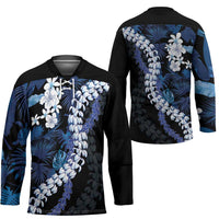 Polu Aloha Hawaii Lei Hockey Jersey Tropical Flowers Elegant Vibe LT14 - Polynesian Pride