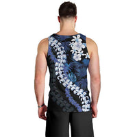 Polu Aloha Hawaii Lei Men Tank Top Tropical Flowers Elegant Vibe LT14 - Polynesian Pride