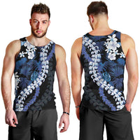 Polu Aloha Hawaii Lei Men Tank Top Tropical Flowers Elegant Vibe LT14 - Polynesian Pride