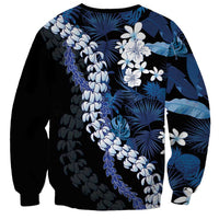 Polu Aloha Hawaii Lei Sweatshirt Tropical Flowers Elegant Vibe LT14 - Polynesian Pride
