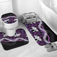 Poni Aloha Hawaii Lei Bathroom Set Tropical Flowers Elegant Vibe - Polynesian Pride