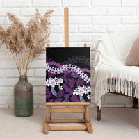 Poni Aloha Hawaii Lei Canvas Wall Art Tropical Flowers Elegant Vibe LT14 - Polynesian Pride