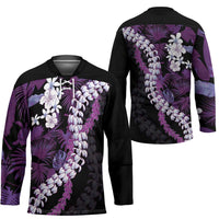 Poni Aloha Hawaii Lei Hockey Jersey Tropical Flowers Elegant Vibe LT14 - Polynesian Pride