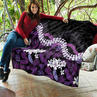 Poni Aloha Hawaii Lei Quilt Tropical Flowers Elegant Vibe - Polynesian Pride