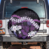 Poni Aloha Hawaii Lei Spare Tire Cover Tropical Flowers Elegant Vibe - Polynesian Pride