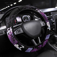Poni Aloha Hawaii Lei Steering Wheel Cover Tropical Flowers Elegant Vibe - Polynesian Pride