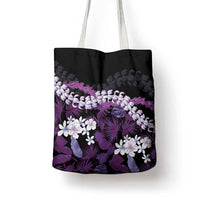 Poni Aloha Hawaii Lei Tote Bag Tropical Flowers Elegant Vibe - Polynesian Pride