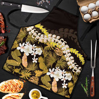 Kula Aloha Hawaii Lei Apron Tropical Flowers Elegant Vibe - Polynesian Pride
