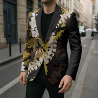 Kula Aloha Hawaii Lei Blazer Tropical Flowers Elegant Vibe - Polynesian Pride