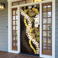 Kula Aloha Hawaii Lei Door Cover Tropical Flowers Elegant Vibe - Polynesian Pride