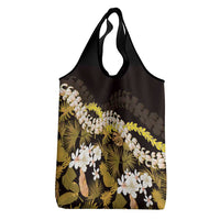 Kula Aloha Hawaii Lei Grocery Bag Tropical Flowers Elegant Vibe LT14 - Polynesian Pride