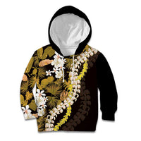 Kula Aloha Hawaii Lei Kid Hoodie Tropical Flowers Elegant Vibe - Polynesian Pride