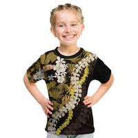 Kula Aloha Hawaii Lei Kid T Shirt Tropical Flowers Elegant Vibe - Polynesian Pride