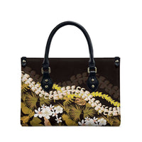 Kula Aloha Hawaii Lei Leather Bag Tropical Flowers Elegant Vibe - Polynesian Pride