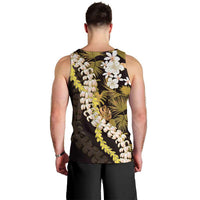 Kula Aloha Hawaii Lei Men Tank Top Tropical Flowers Elegant Vibe LT14 - Polynesian Pride