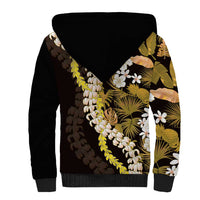 Kula Aloha Hawaii Lei Sherpa Hoodie Tropical Flowers Elegant Vibe LT14 - Polynesian Pride