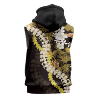 Kula Aloha Hawaii Lei Sleeveless Zip Hoodie Tropical Flowers Elegant Vibe - Polynesian Pride