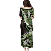 Omaomao Aloha Hawaii Lei Family Matching Puletasi and Hawaiian Shirt Tropical Flowers Elegant Vibe - Polynesian Pride
