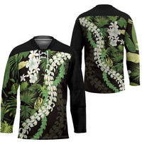 Omaomao Aloha Hawaii Lei Hockey Jersey Tropical Flowers Elegant Vibe LT14 - Polynesian Pride
