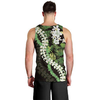 Omaomao Aloha Hawaii Lei Men Tank Top Tropical Flowers Elegant Vibe LT14 - Polynesian Pride