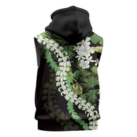 Omaomao Aloha Hawaii Lei Sleeveless Zip Hoodie Tropical Flowers Elegant Vibe LT14 - Polynesian Pride