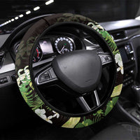 Omaomao Aloha Hawaii Lei Steering Wheel Cover Tropical Flowers Elegant Vibe - Polynesian Pride