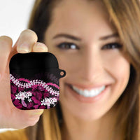 Akala Aloha Hawaii Lei AirPods Case Tropical Flowers Elegant Vibe LT14 Pink - Polynesian Pride
