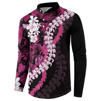 Akala Aloha Hawaii Lei Button Sweatshirt Tropical Flowers Elegant Vibe - Polynesian Pride