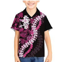 Akala Aloha Hawaii Lei Family Matching Mermaid Dress and Hawaiian Shirt Tropical Flowers Elegant Vibe - Polynesian Pride