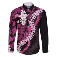 Akala Aloha Hawaii Lei Family Matching Puletasi and Hawaiian Shirt Tropical Flowers Elegant Vibe - Polynesian Pride
